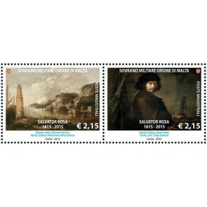 S.M.O.M. - 2015 - 500° della nascita di Salvator Rosa - 1 MF da 6 coppie