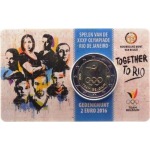 BELGIO - 2016 - 2 € Olimpiadi di Rio 2016 - FDC in coin card casuale