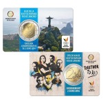BELGIO - 2016 - 2 € Olimpiadi di Rio 2016 - FDC in coin card (versione francese)