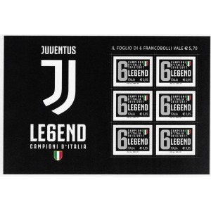 ITALIA - 2017 - Juventus campione d'Italia - 1 MF da 6 v.