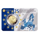 BELGIO - 2019 - 2 € 25° dell'Istituto Monetario Europeo - FDC in coin card