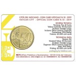 VATICANO - 2019 - Coin Card N° 10: Papa Francesco con 50 c. - 1 moneta FDC