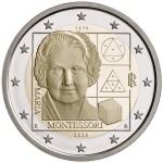 ITALIA - 2020 - 2 € 150° della nascita di Maria Montessori - Rotolino