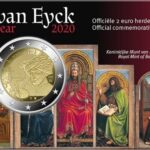 BELGIO - 2020 - 2 € 630° della nascita di Jan van Eyck - FDC in coin card
