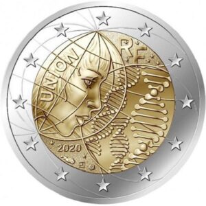 FRANCIA - 2020 - 2 € Ricerca medica (immagine casuale) - BU in coin card