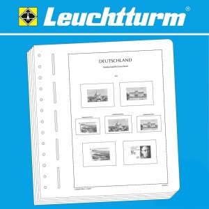 LEUCHTTURM - Germania Federale Angoli di foglio 2005/2009 - Con taschine
