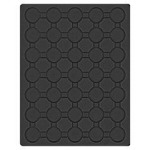 LINDNER - Cofanetto NERA CASSETTA M con interno nero a 35 caselle rotonde da 32 mm - Nero