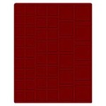 LINDNER - Cofanetto NERA CASSETTA M con interno bordeaux a 45 caselle quadrate miste - Nero