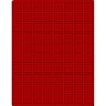 LINDNER - Cofanetto NERA CASSETTA M con interno rosso a 80 caselle quadrate da 24 mm - Nero