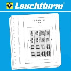 LEUCHTTURM - ONU New York MF Bandiere 1997/2018 - Con taschine