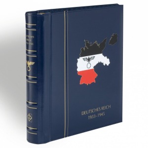 LEUCHTTURM - SUPER OFFERTA: Cartella Impero Tedesco con fogli 1933/1945 e custodia design classico