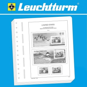 LEUCHTTURM - Stati Uniti Durck Stamp 1934/2017 - Con taschine