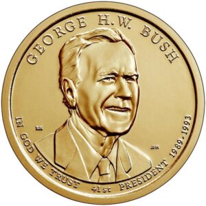 STATI UNITI - 2020 - 1 $ Presidenti: George H.W. Bush - Zecca P FDC
