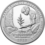 STATI UNITI - 2020 - 25 c. Parchi: Marsh-Billings-Rockefeller National Historical Park (Vermont) - Zecca D FDC