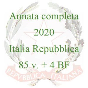 ITALIA - 2020 - Annata completa - 85 v. + 4 BF