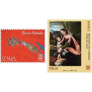 ITALIA - 2020 - Santo Natale 2020 - 2 v. con codice a barre