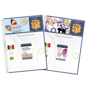 ABAFIL - Fogli 2 € commemorativi Andorra 2020 in blister