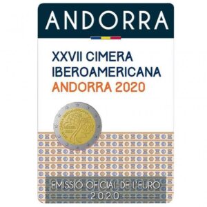 ANDORRA - 2020 - 2 € XXVII Summit Ibero-Americano - FDC in blister