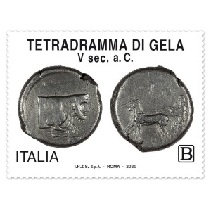 ITALIA - 2020 - Tetradramma di Gela - 1 v. con codice a barre