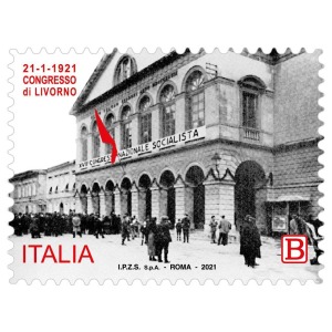 ITALIA - 2021 - 100° del Congresso di Livorno - 1 v. con codice a barre