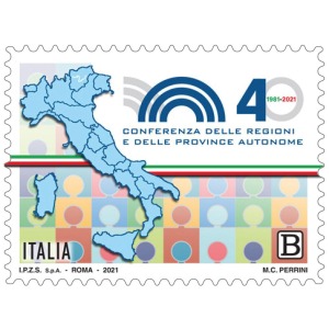 ITALIA - 2021 - 40° della Conferenza delle Regioni e delle Province autonome - 1 v. con codice a barre