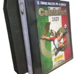 MASTER PHIL - Cartella a 4 anelli personalizzabile per FIGURINE XL BLACK con custodia, vuota