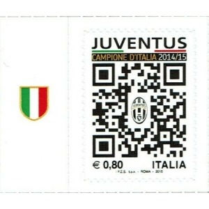 ITALIA - 2015 - Juventus campione d'Italia - 1 v. con bandella