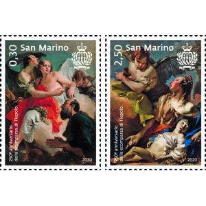 SAN MARINO - 2020 - 250° della morte di Giambattista Tiepolo - 2 v.