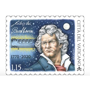 VATICANO - 2020 - 250° della nascita di Ludwig Van Beethoven - 1 v.