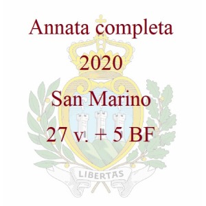 SAN MARINO - 2020 - Annata completa - 27 v. + 5 BF
