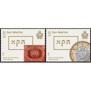 SAN MARINO - 2020 - Museo del Francobollo e della Moneta - 2 v.