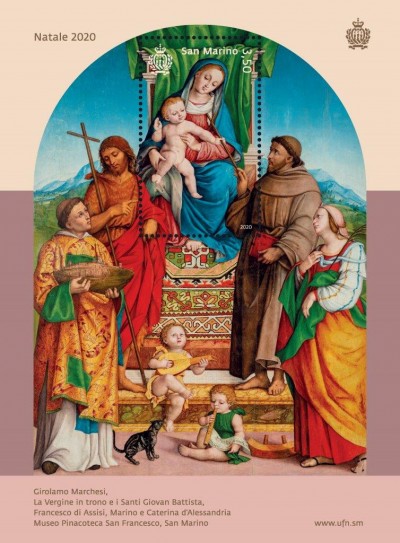 2020 Natale 1 BF San Marino SAN MARINO - 2020 - Natale - 1 BF