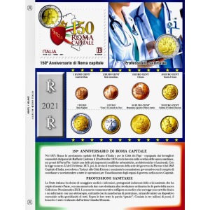 ABAFIL - Foglio ALBUM €URO ITALIA per serie Euro 2021