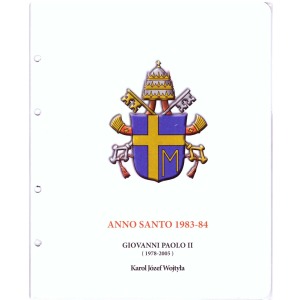 MASTER PHIL - Inserto GIOVANNI PAOLO II per monete in argento Anno Santo 1983/1984
