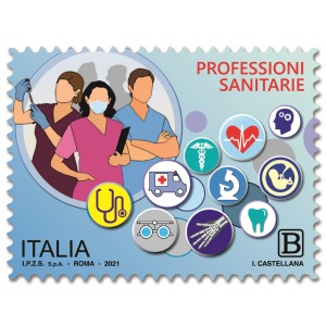 ITALIA - 2021 - Professioni sanitarie - 1 v. con codice a barre
