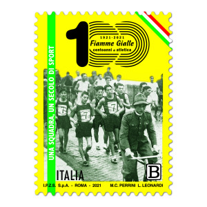 ITALIA - 2021 - Settore atletica leggera delle Fiamme Gialle - 1 v. con codice a barre