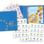 MARINI - Cartella a 4 anelli EURO 2002 senza custodia, vuota - Azzurra