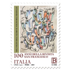 ITALIA - 2021 - 100° della Rivista "San Francesco Patrono d'Italia" - 1 v. con codice a barre