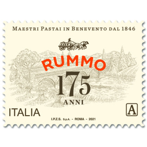 ITALIA - 2021 - 150° del Pastificio Rummo S.p.A. - 1 v. con codice a barre