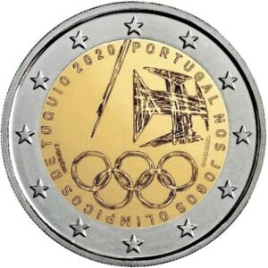PORTOGALLO - 2021 - 2 € Partecipazione alle Olimpiadi di Tokyo - FDC da rotolino