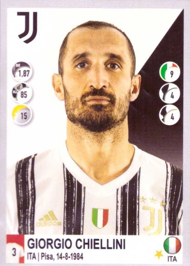 273 Giorgio Chiellini 20 21 Panini 273 - Giorgio Chiellini