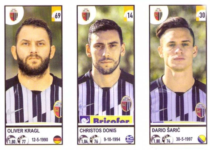 593 Oliver Kragl Christos Donis Dario Saric 20 21 Panini 593 - Oliver Kragl / Chrīstos Dōnīs / Dario Šarić