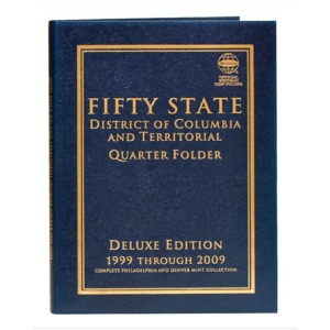 STATI UNITI - Folder raccoglitore per tutte le monete da 25 c. 50 Stati e Territori zecche D e P