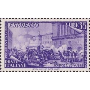 ITALIA - 1948 - 100° del Risorgimento solo Espresso - 1 v.