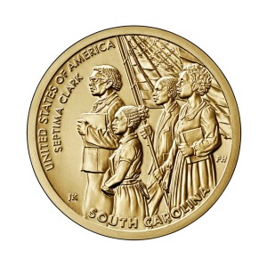 STATI UNITI - 2020 - 1 $ Innovazioni: Septima Poinsette Clark (South Carolina) - Zecca D FDC