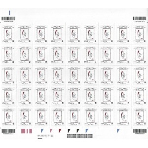 ITALIA - 2020 - 100° del Cagliari Calcio S.p.A. - 1 foglio da 45 v.