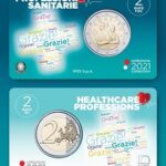 ITALIA - 2021 - 2 € Professioni sanitarie - FDC in folder