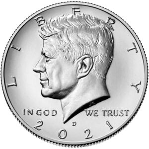 STATI UNITI - 2021 - 50 c. Kennedy - Zecche D e P FDC
