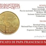 VATICANO - 2021 - Coin Card N° 12: Papa Francesco con 50 c. - 1 moneta FDC