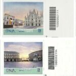 ITALIA - 2021 - L'Italia riparte - 6 v. con codice a barre a destra da fogli da 28